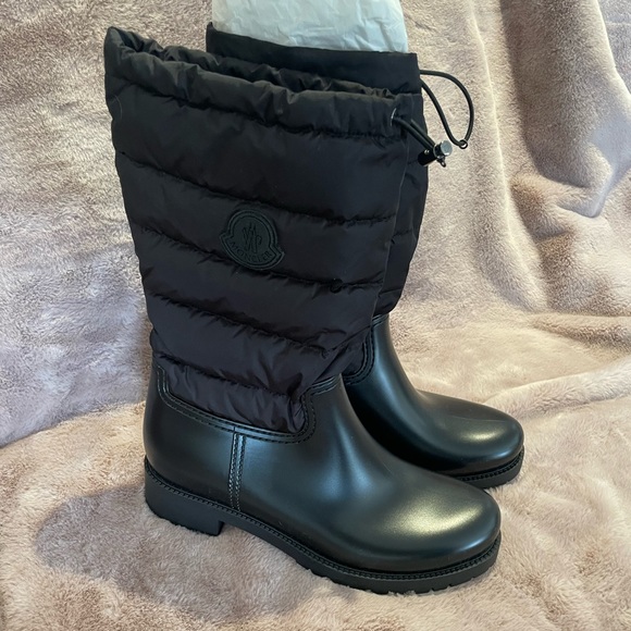 NIB Moncler Ginette Rain Boots SZ40 - Picture 2 of 5